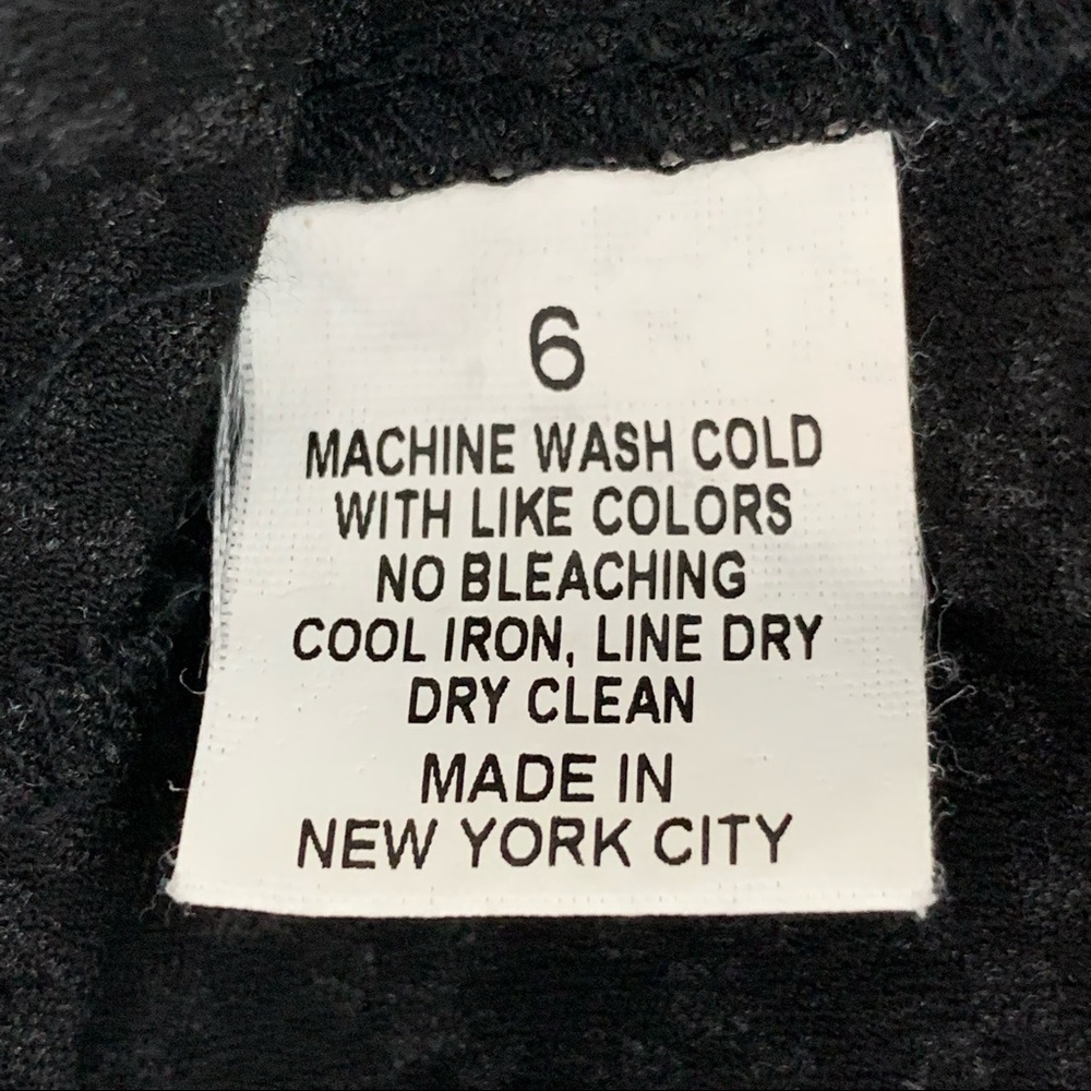 PEACE OF CLOTH Patterned Trouser Blk Sz 6 Stretch 5% Viscose Blend Front… - Picture 10 of 10